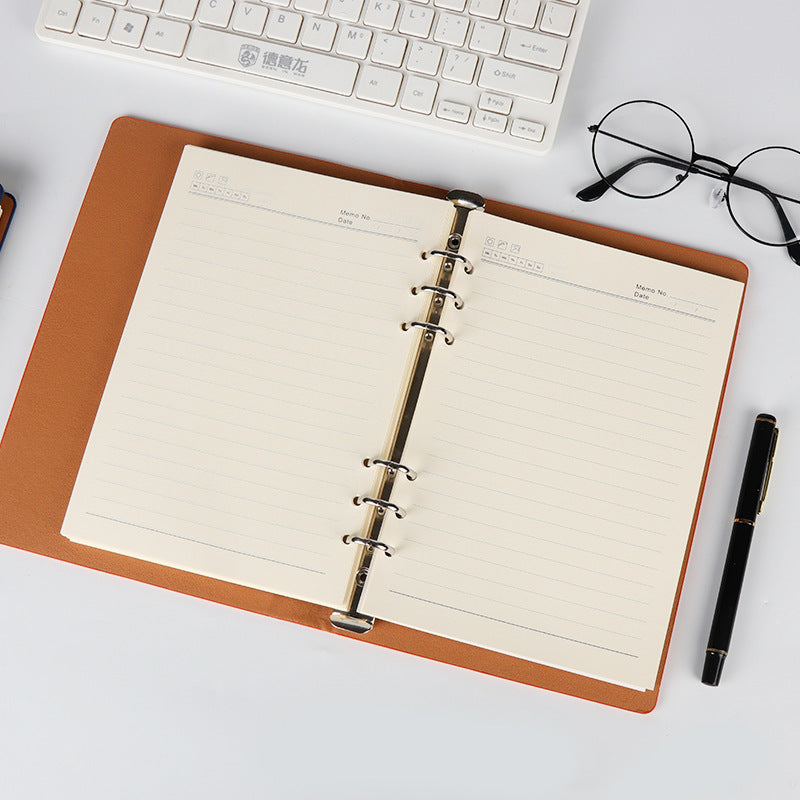 Cuaderno A5 de Polipiel con Anillas – Elegancia y Organización para tu Día a Día