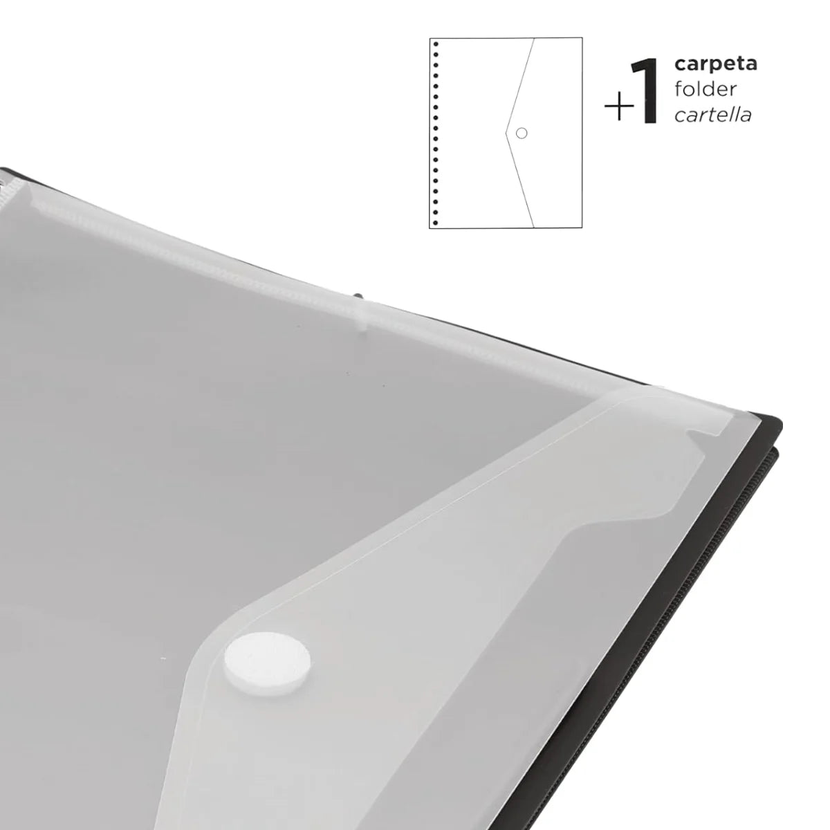 Carpeta Organizadora Transparente – Protege y Organiza tus Documentos con Total Comodidad