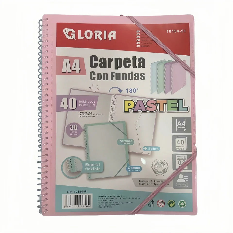Carpeta Organizadora Transparente – Protege y Organiza tus Documentos con Total Comodidad