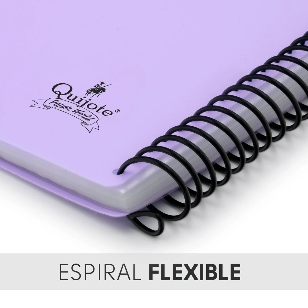 Carpeta A4 de Anillas con Espiral – 80 Hojas e Intercambiable para una Organización Perfecta