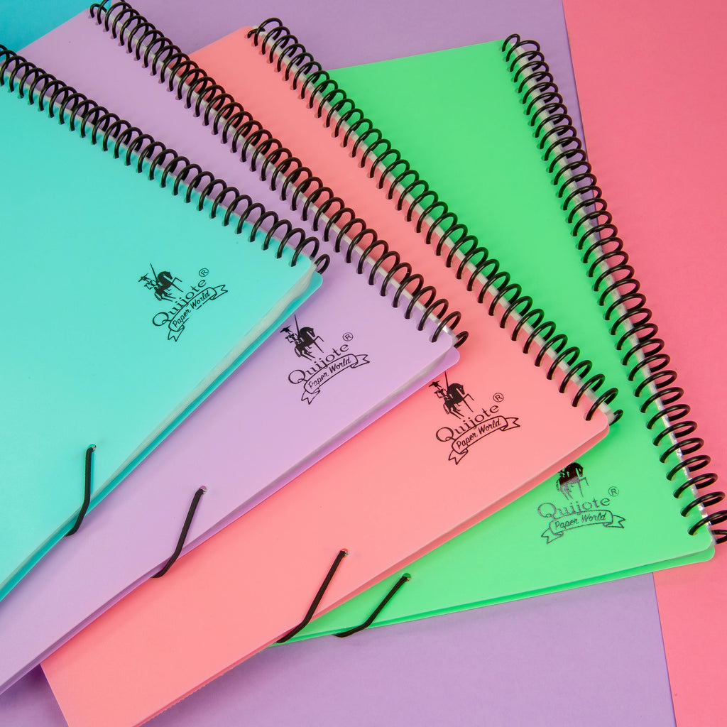 Carpeta A4 de Anillas con Espiral – 80 Hojas e Intercambiable para una Organización Perfecta