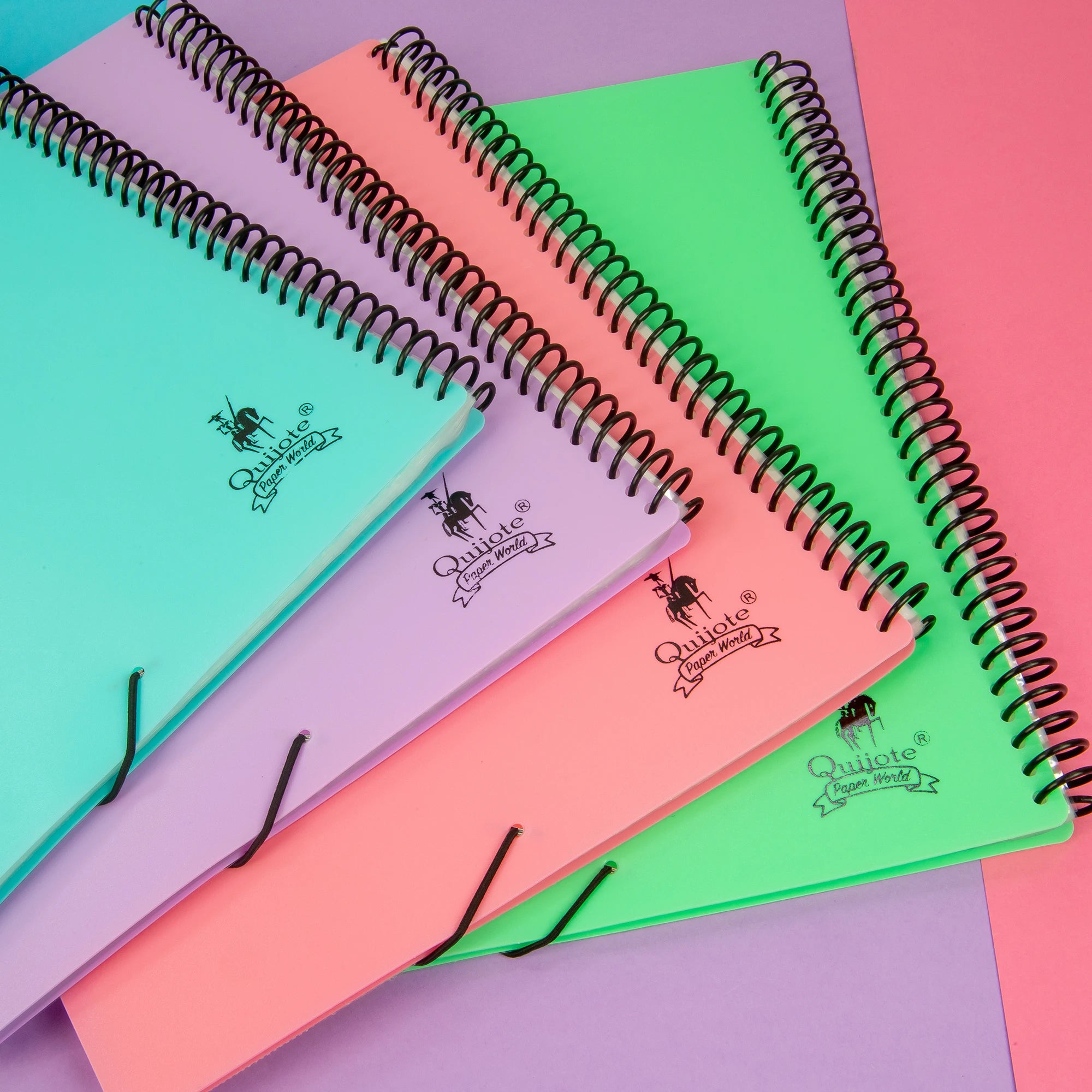 Carpeta A4 de Anillas con Espiral – 80 Hojas e Intercambiable para una Organización Perfecta