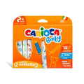 Rotuladores Carioca Baby Pack 12 – Lavables, Seguros para Niños, Punta Redonda