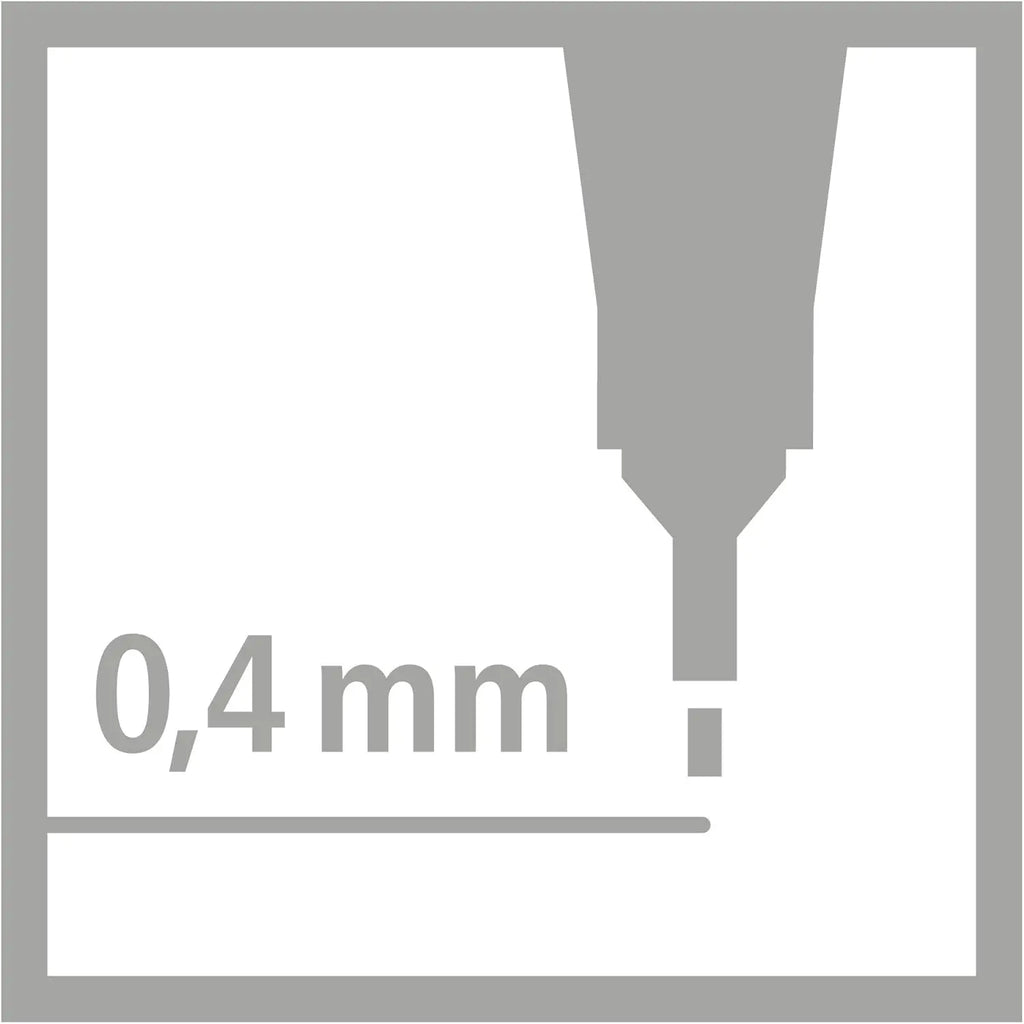 STABILO Point 88 Pack 10 – Rotuladores Punta Fina, Ideal para Reglas y Plantillas