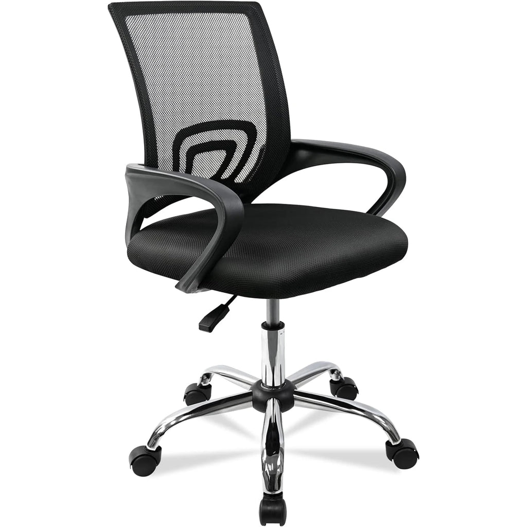 Silla Ergonómica de Oficina T-lovendo – Ruedas, Soporte Lumbar, Altura Ajustable