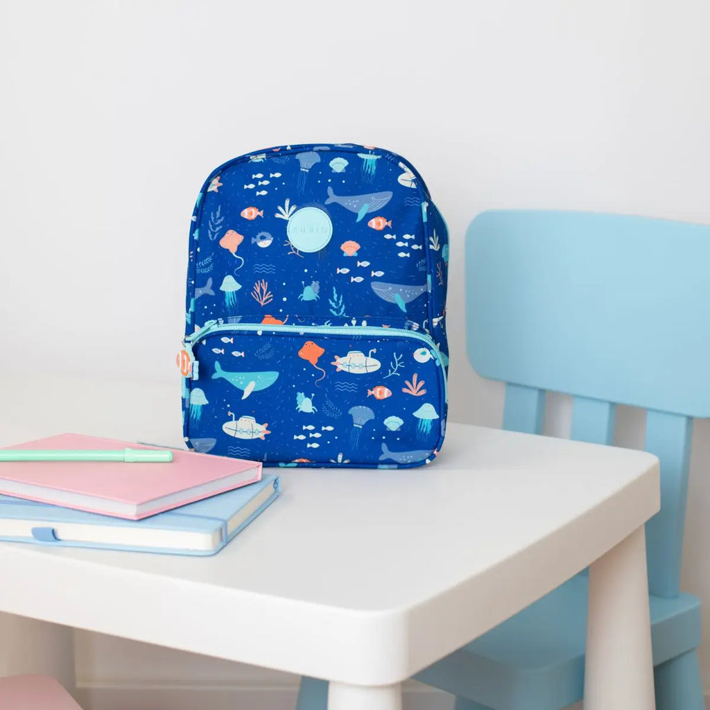 Mochila Escolar Infantil RUBIO Azul Marino – Ligera y Resistente para el Cole