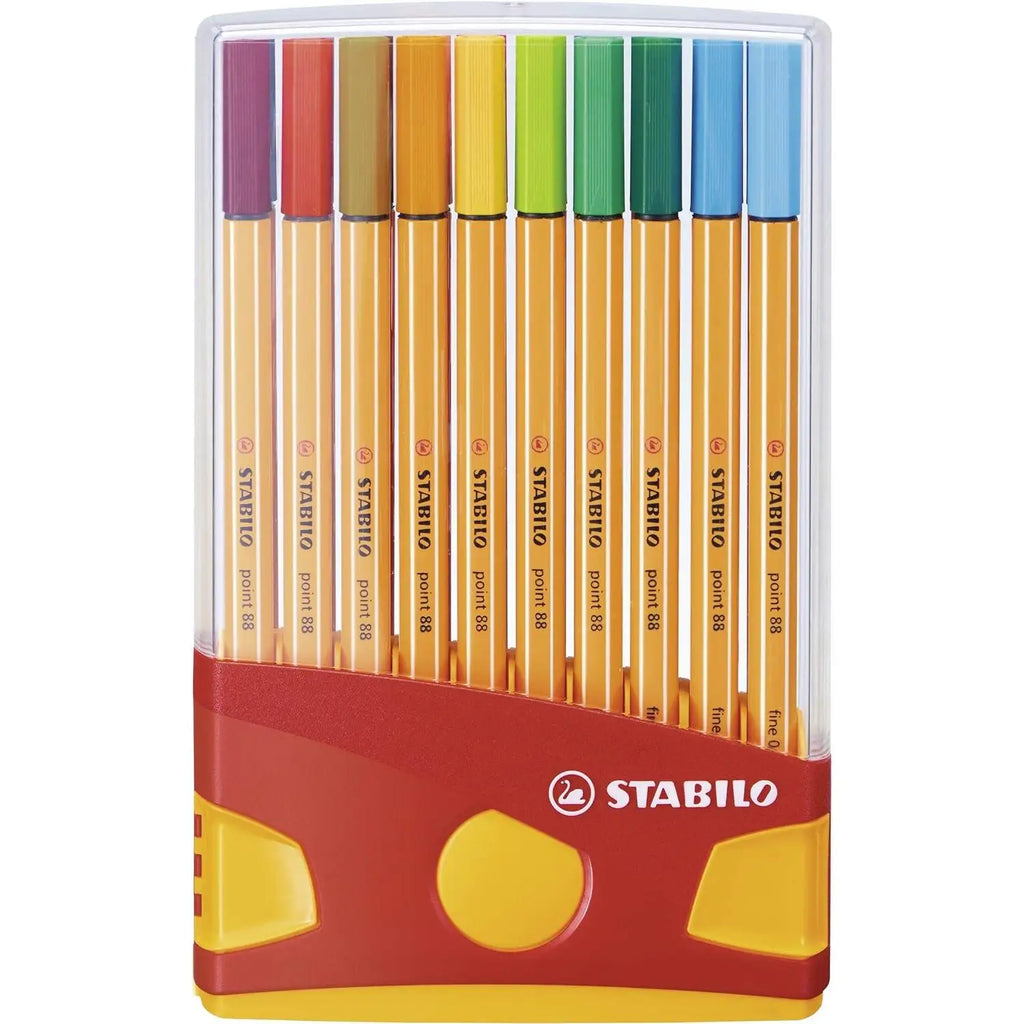 STABILO Point 88 Pack 20 – Rotuladores Punta Fina 0.4mm, Made in Germany