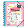 Carpeta A4 de Anillas con Espiral – 80 Hojas e Intercambiable para una Organización Perfecta