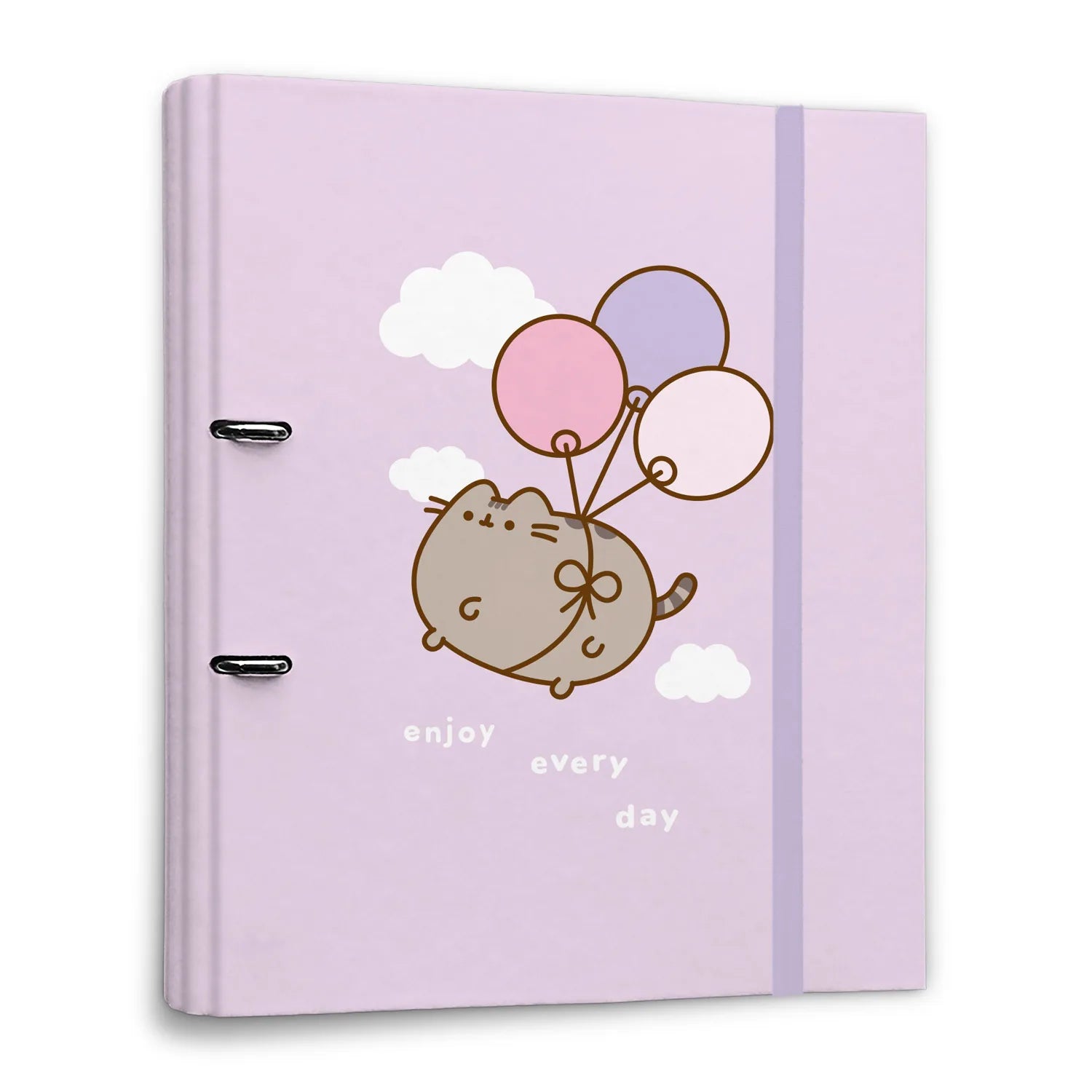 Archivador A4 de 2 Anillas Pusheen – Organiza tus Apuntes con el Estilo Más Adorable