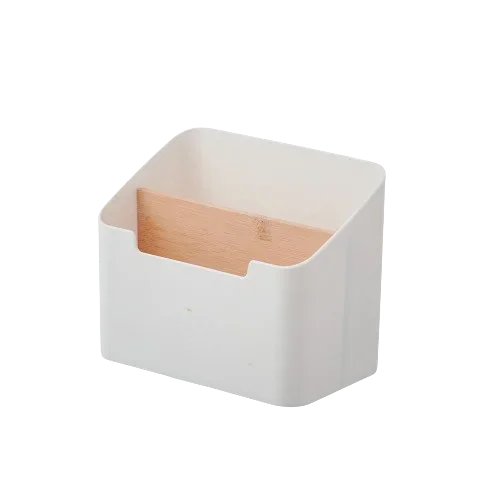 Organizador Multifuncional de Bambú – Caja con Compartimentos para Escritorio