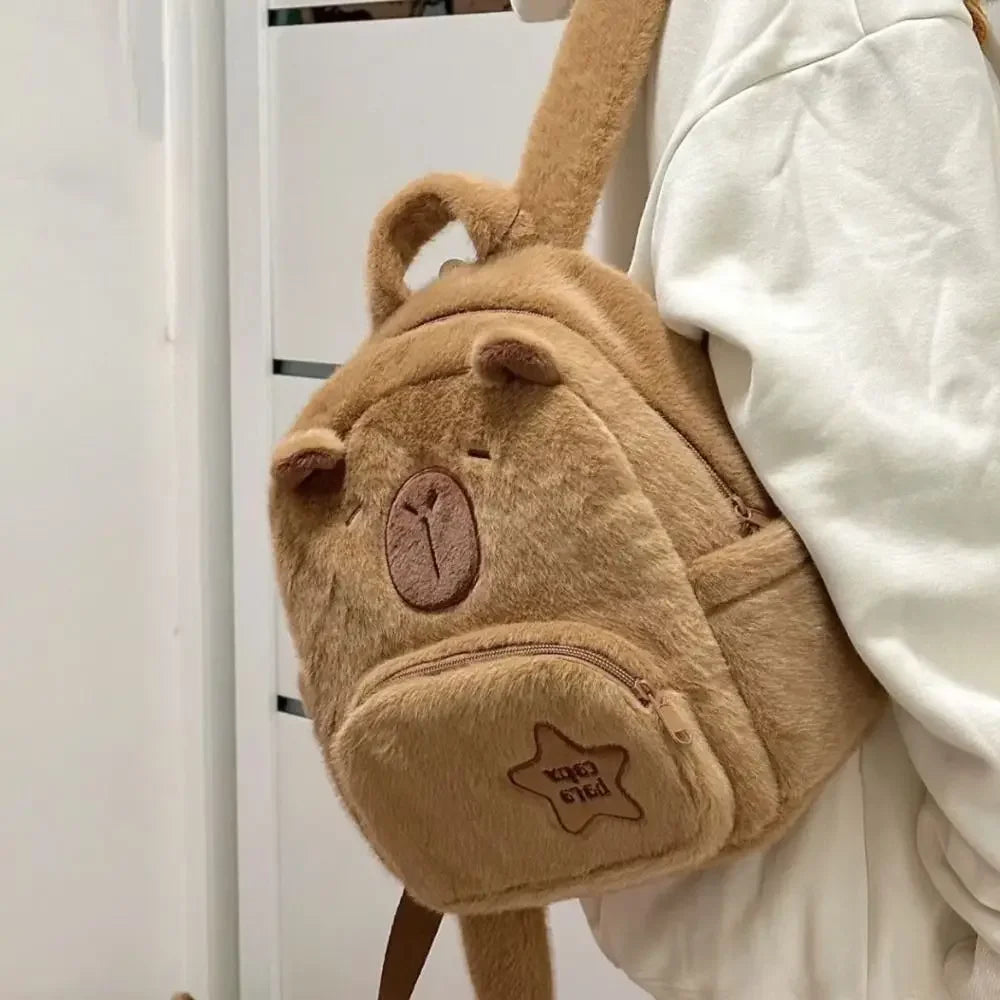 Mochila de Capibara Kawaii – El Complemento Más Adorable para tu Día a Día