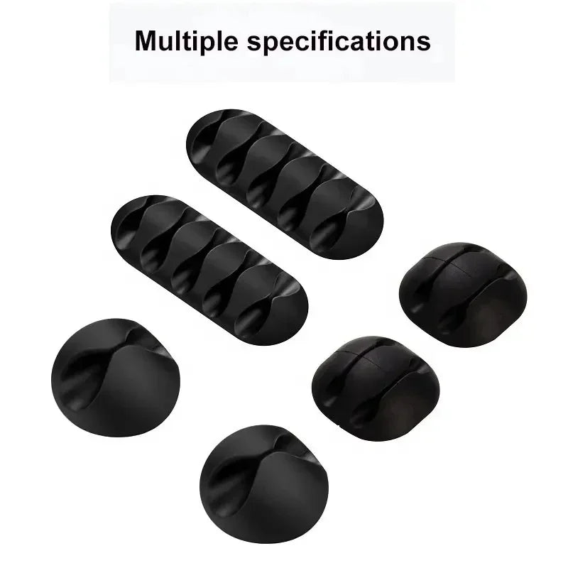Organizador de Cables VIKEFON – Clips Adhesivos para Ratón, Teclado y Auriculares