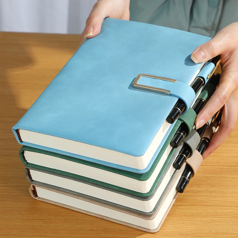 Cuaderno A5 Vintage de Piel – Tapa Blanda Personalizable