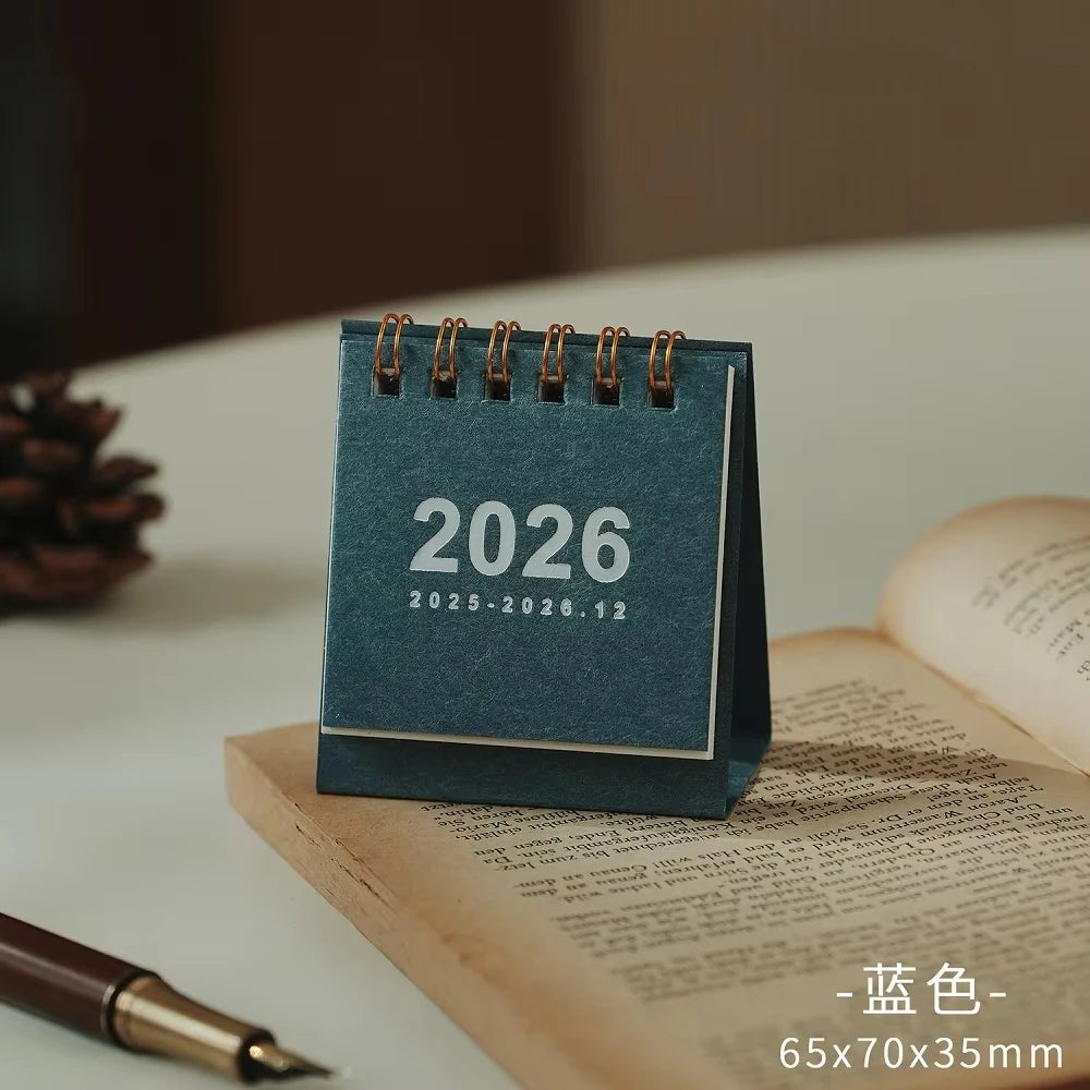 Mini Calendario de Escritorio 2026 – Espiral