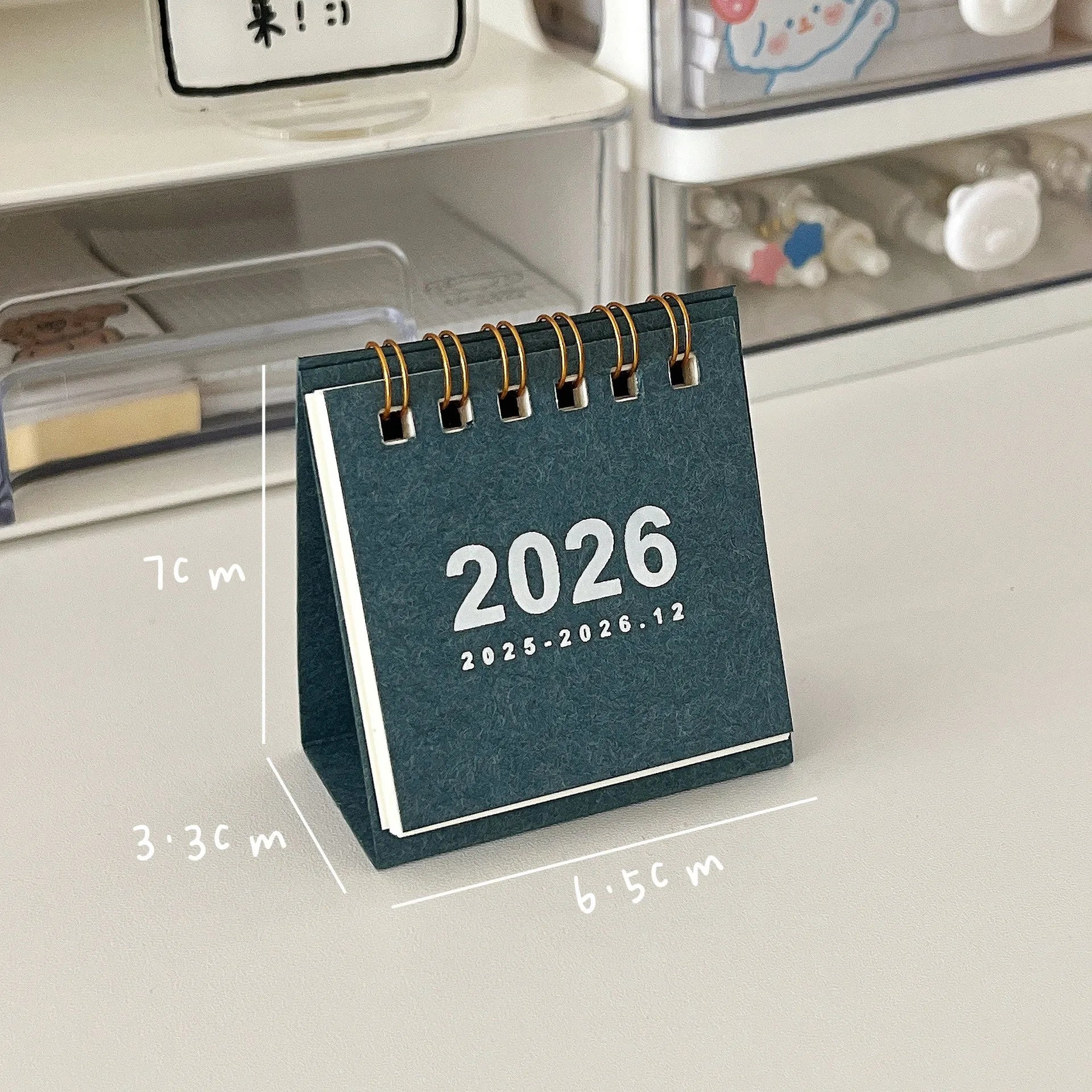 Mini Calendario de Escritorio 2026 – Espiral