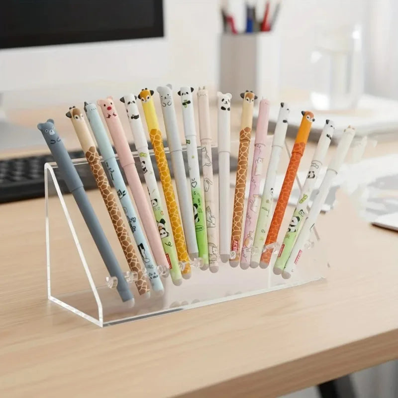 Pack de 10 Bolígrafos Borrables con Diseños de Animales – Escribe, Borra y Vuelve a Empezar