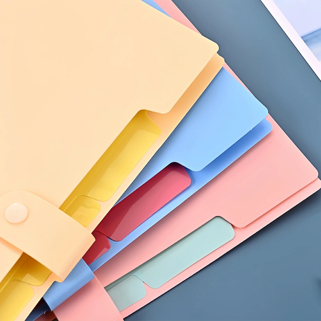 Carpeta Organizadora A4 de 5 Compartimentos – Mantén Todos tus Documentos en Orden