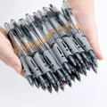 Set 13/30 Bolígrafos Retráctiles Gel – Negro, Rojo y Azul, Recargables para Oficina y Escuela