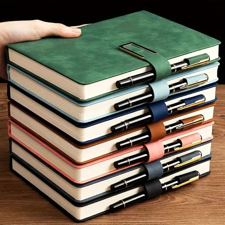 Cuaderno A5 Vintage de Piel – Tapa Blanda Personalizable