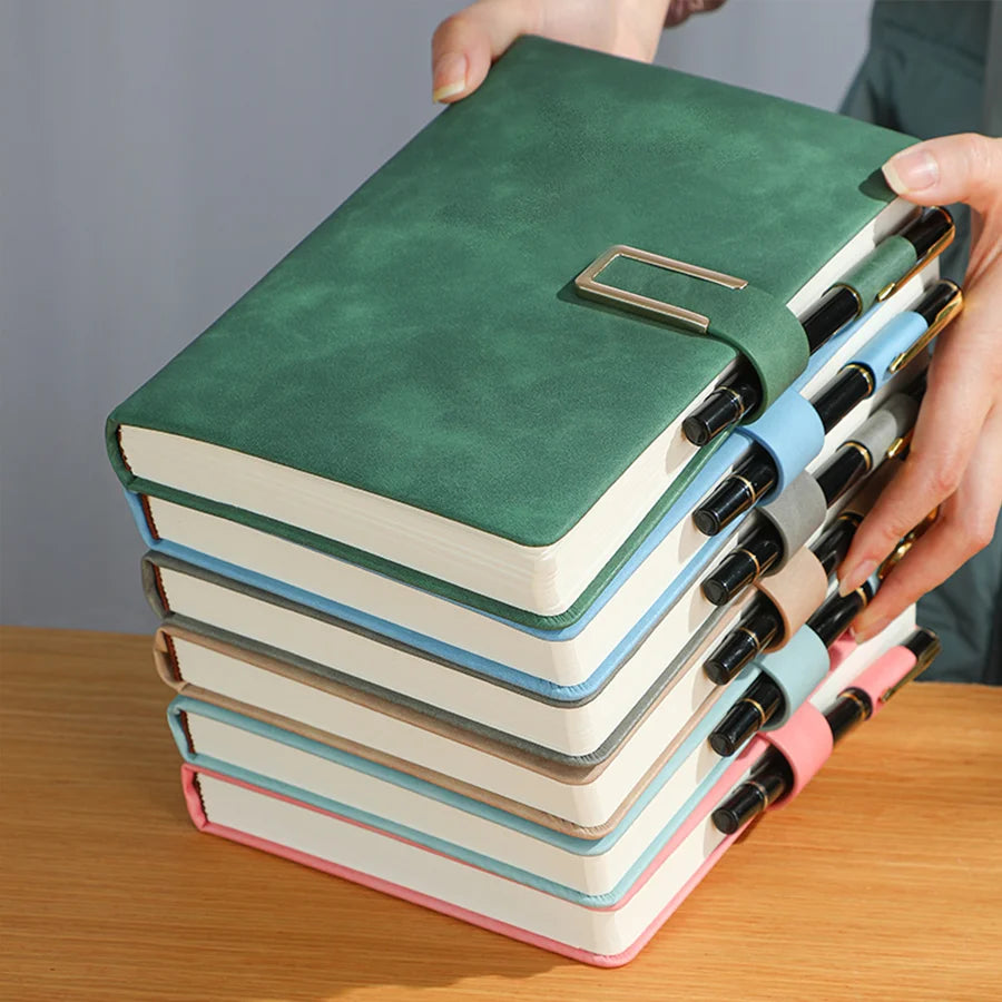 Cuaderno A5 Vintage de Piel – Tapa Blanda Personalizable