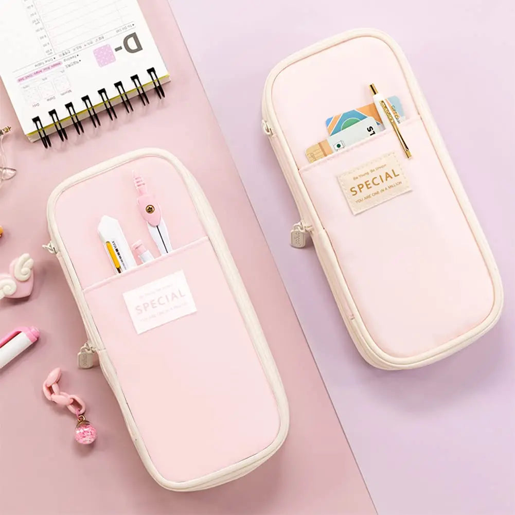 Estuche Kawaii de Gran Capacidad – Organiza tu Material con el Estilo Más Adorable