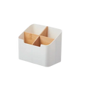 Organizador Multifuncional de Bambú – Caja con Compartimentos para Escritorio