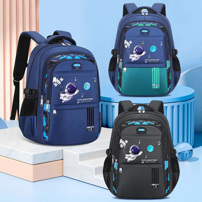Mochila Infantil Astronauta – Escolar Impermeable para Niños, Primaria