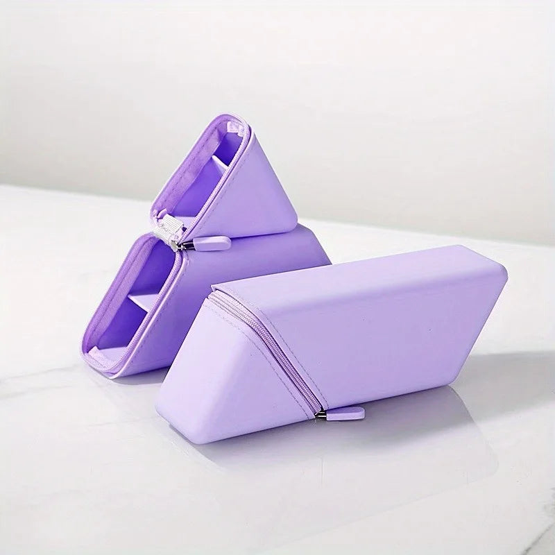 Portalápices de Silicona Plegable – Expandible, Gran Capacidad para Escritorio